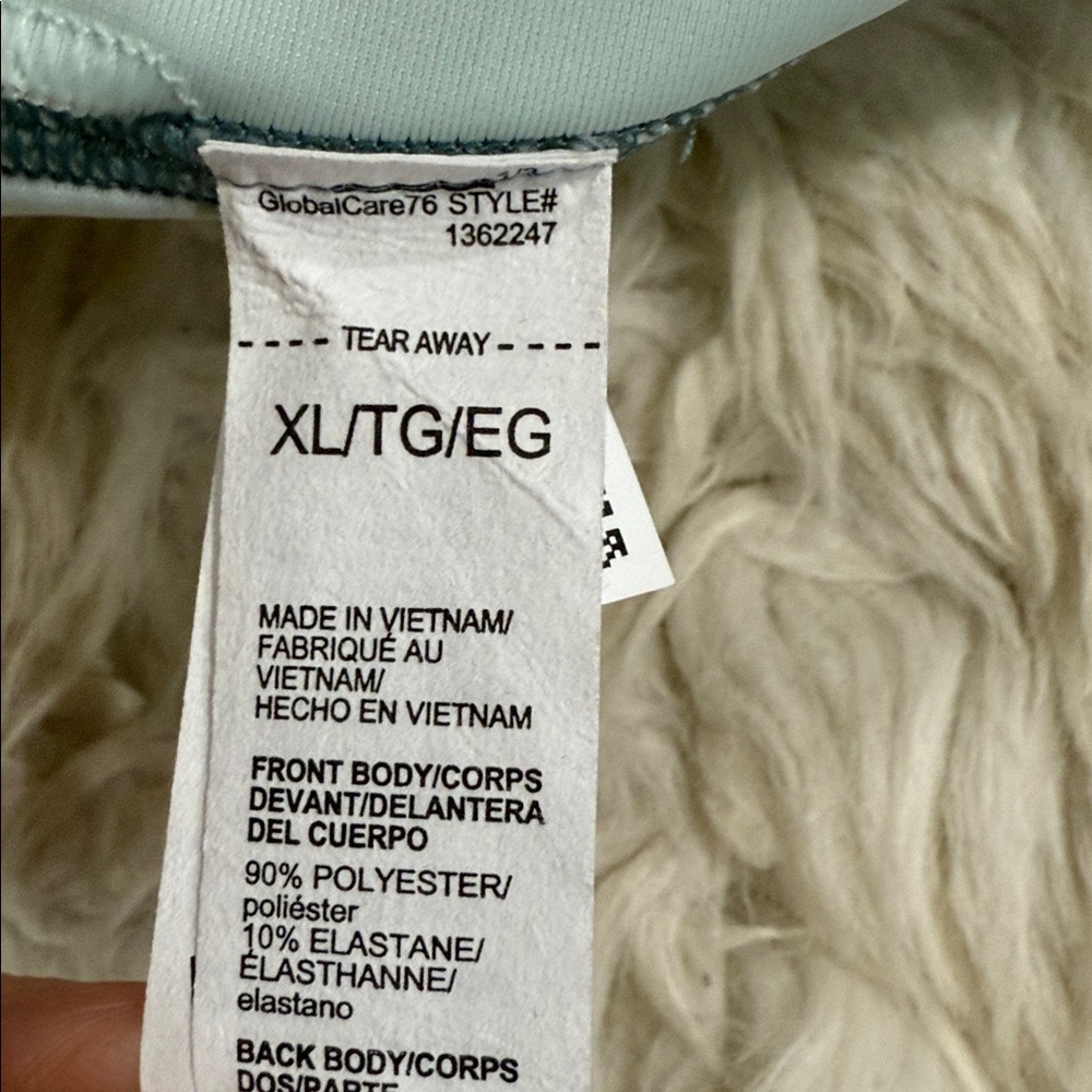 Womens Under Armour Crossback Seaglass Blue Tie Dye Mid
Impact Sports Bra XL - Picture 9 of 10